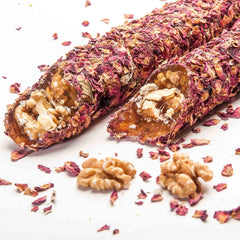 Gül Yaprağı Kaplı cevizli Lokum