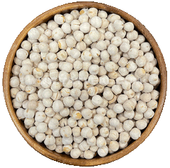 White chickpeas