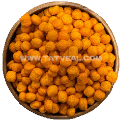 Chickpea Chips with Naco Sauce