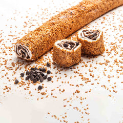 Eingewickelte türkische Köstlichkeiten mit Chocolate Chip Sesam