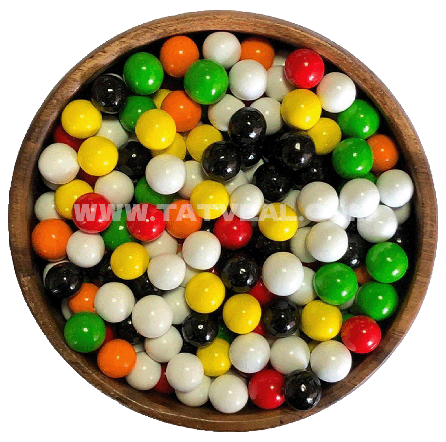 Bunte Schokoladen-Kichererbsen