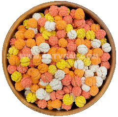 Sugared Colored Crispy Chickpeas